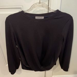 Rachel Zoe long sleeve black shirt